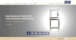 Desktop Screenshot of kek-dresden.com