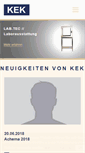 Mobile Screenshot of kek-dresden.com